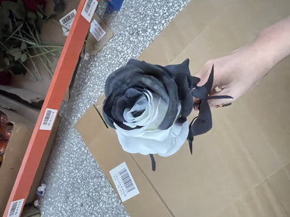 Stunning Single Silk Rose - Realistic Faux Flower for Outdoor Weddings, Valentine's Day Gifts, and Romantic Decor