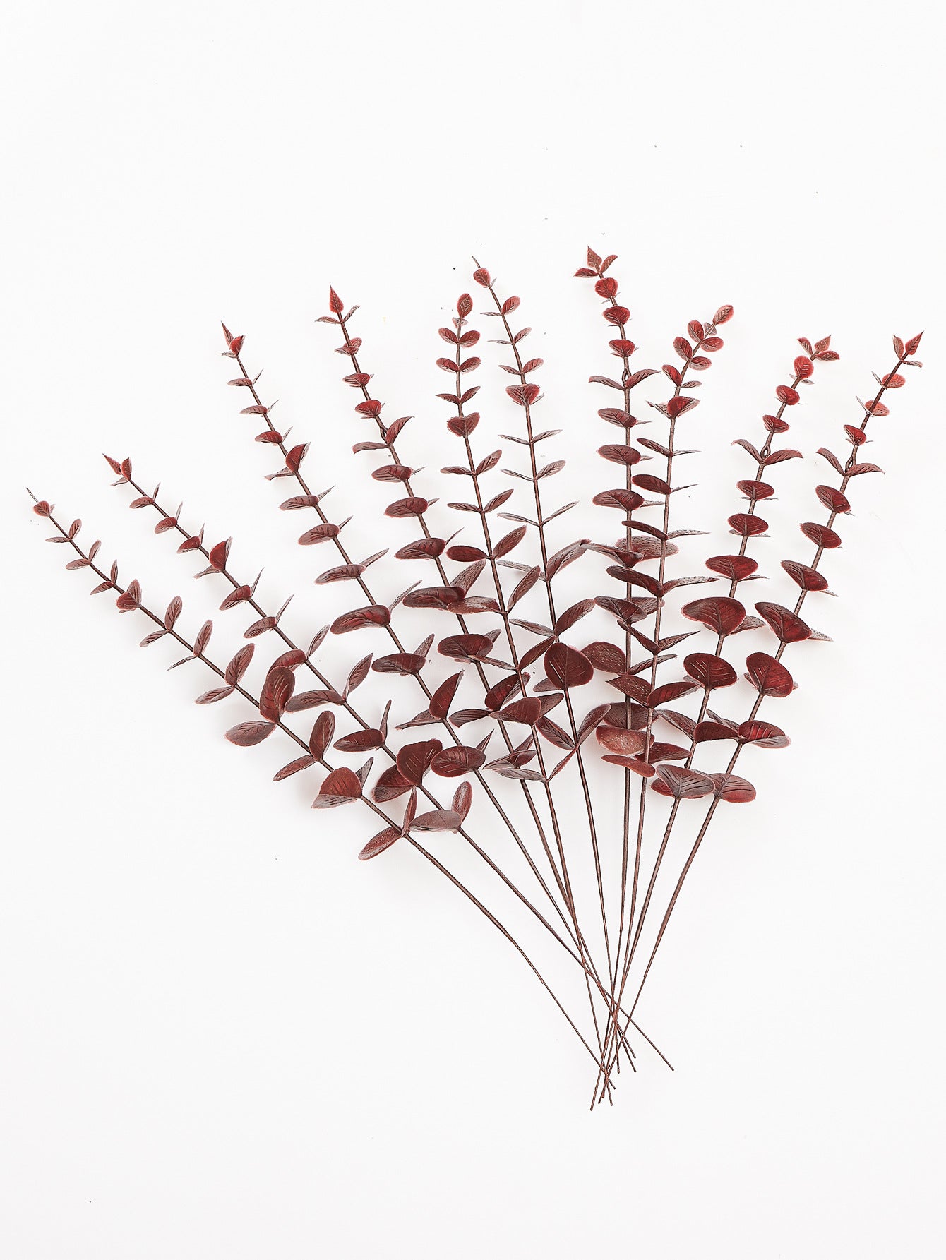 Realistic Eucalyptus Leaves Faux Plant Arrangement – Beautiful Faux Gumnut Décor for Home, Weddings, and Special Events