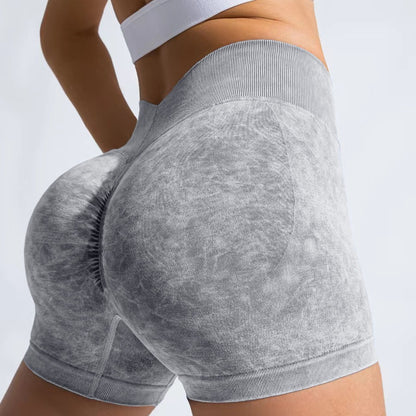 High Waisted Quick Dry Breathable Yoga Shorts for Women Figure Flattering V Waist Design for Running Fitness and Everyday Active Wear