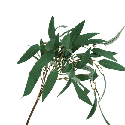 Chic Nordic-Inspired Faux Greenery: 3 Branches of Sharp Leaf Eucalyptus for Home Décor, Floral Arrangements, Weddings, and Photography Props