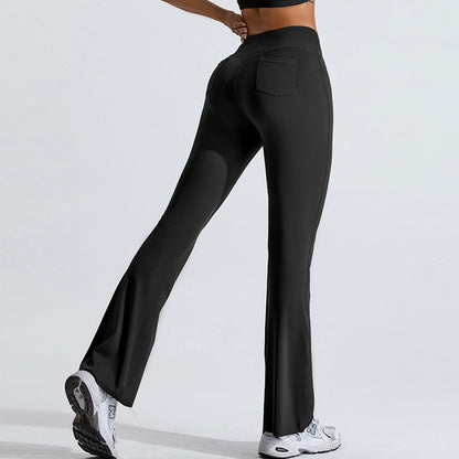 High Waisted Butt Lifting Yoga Flare Pants for Women Quick Dry Comfortable and Workout Leggings with a Relaxed Fit