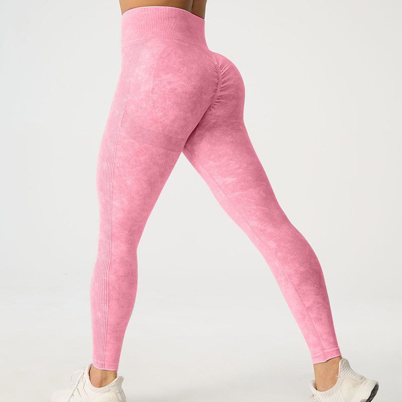 Seamless Peach Yoga Pants for Women High Waisted Comfortable Stretch Leggings for Outdoor Workouts and Fitness