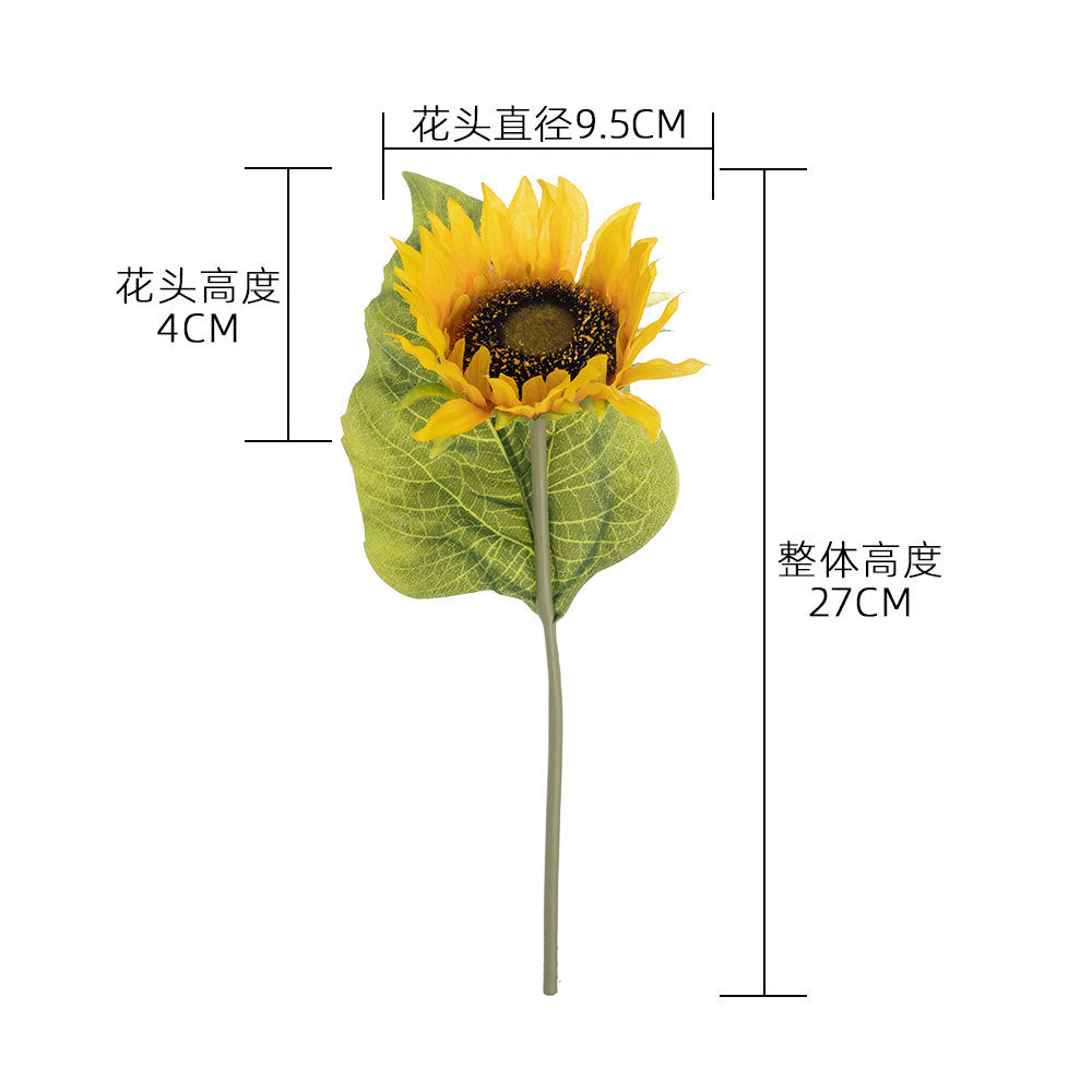 Starlit Sunflower and Rose Bouquet - Realistic Artificial Floral Home Décor for Stunning Wall Displays, INSMW22100