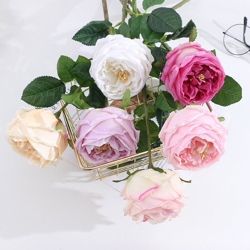 Realistic Touch Moisturizing Rose - Perfect for Austin Weddings, Photography Props & Elegant Decor -  Faux Flowers