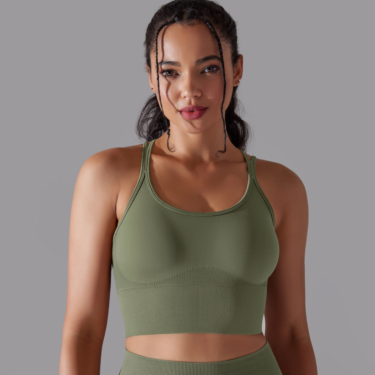 Women's High Impact Sports Bra with Back Support Moisture Wicking Breathable Yoga Top for Comfort and Stability During Workouts