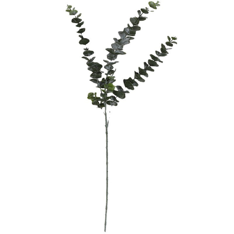 Realistic Soft PVC Eucalyptus Money Leaf – Perfect for Weddings, Home Decor, and Elegant Green Plant Arrangements