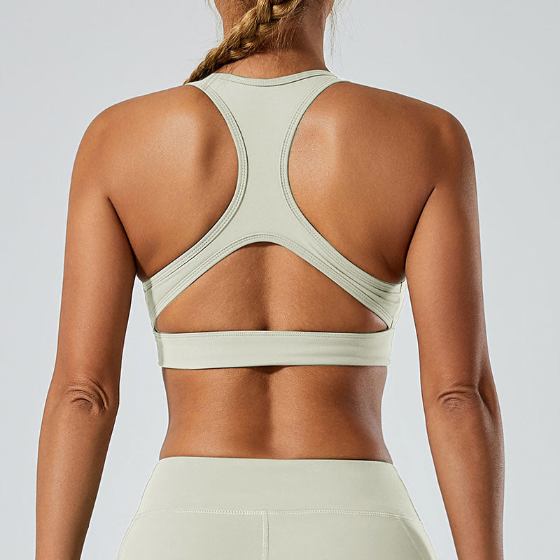 and Supportive Yoga Sports Bra for Outdoor Running Beautiful Back Design for Fitness and Gym Workouts