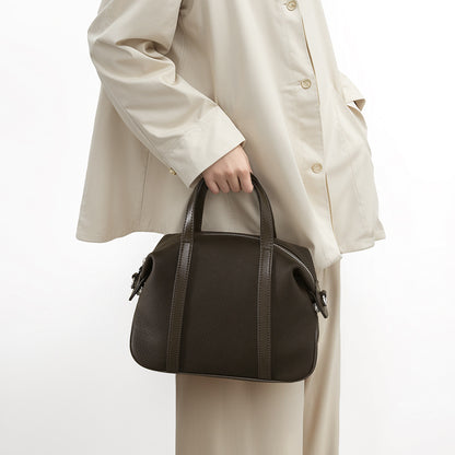 Crossbody Bag for Women Durable Genuine Leather Large Capacity Tote Commuter Handbag