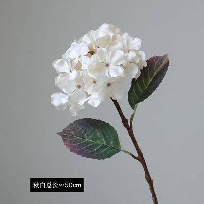 Stunning Artificial Hydrangea Single Stem for Elegant Home Decor – Perfect for Living Rooms, Event Arches, and Wedding Decorations – Lifelike Faux Floral Arrangement