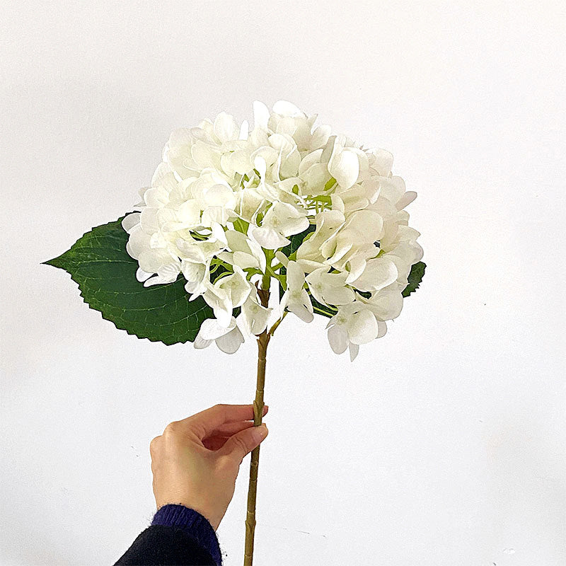 Elegant White-Themed Artificial Hydrangea and Rose Floral Arrangements for Weddings, Event Decorations, Aisle Markers, and Home Decor