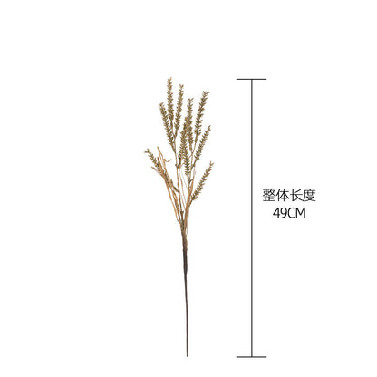 Stunning Faux Wheat Wabi-Sabi Style Decorative Flowers for Home, Perfect for Wedding Bouquets and Elegant Rose Wall Arrangements - INSMW89003 – Elegant Floral Touch for Any Occasion