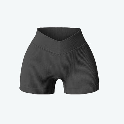 Summer High Waisted Yoga Shorts for Women V Shaped Waist Butt Lifting and Compression Fit for Comfort and Performance in Cycling and Fitness Classes