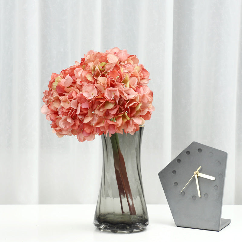 Realistic Single Stem Faux Hydrangea Flower for Home Décor - Perfect for Living Room and Wedding Decorations