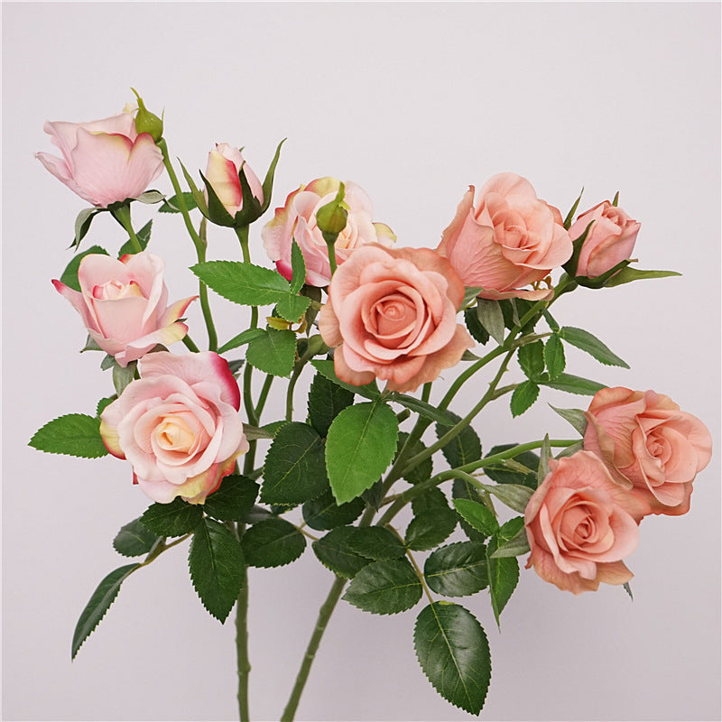 Quality Ultra-Realistic Touch Moisturizing Bubble Rose - Stunning Faux Flower Decor for Scandinavian Living Rooms and Dining Tables