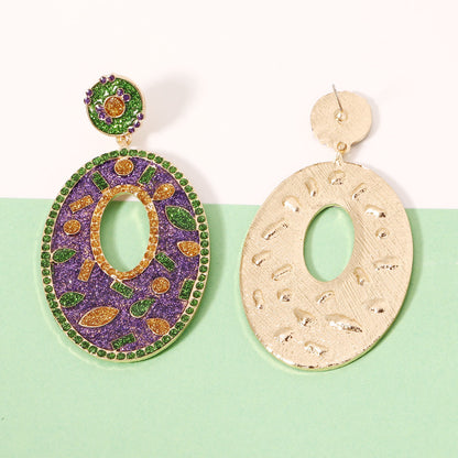 Chic Geometric Lightweight Luxury Earrings – Versatile Festival Accessory for Effortless Style