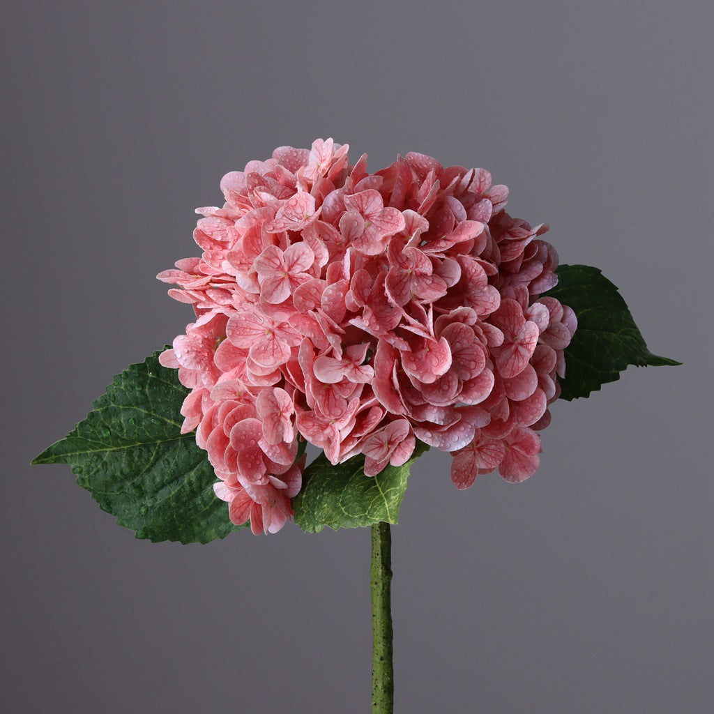 Lifelike 3D Touch Hydrating Faux Hydrangea Flowers - Perfect for Hotel Decor, Wedding Arrangements, and Event Styling