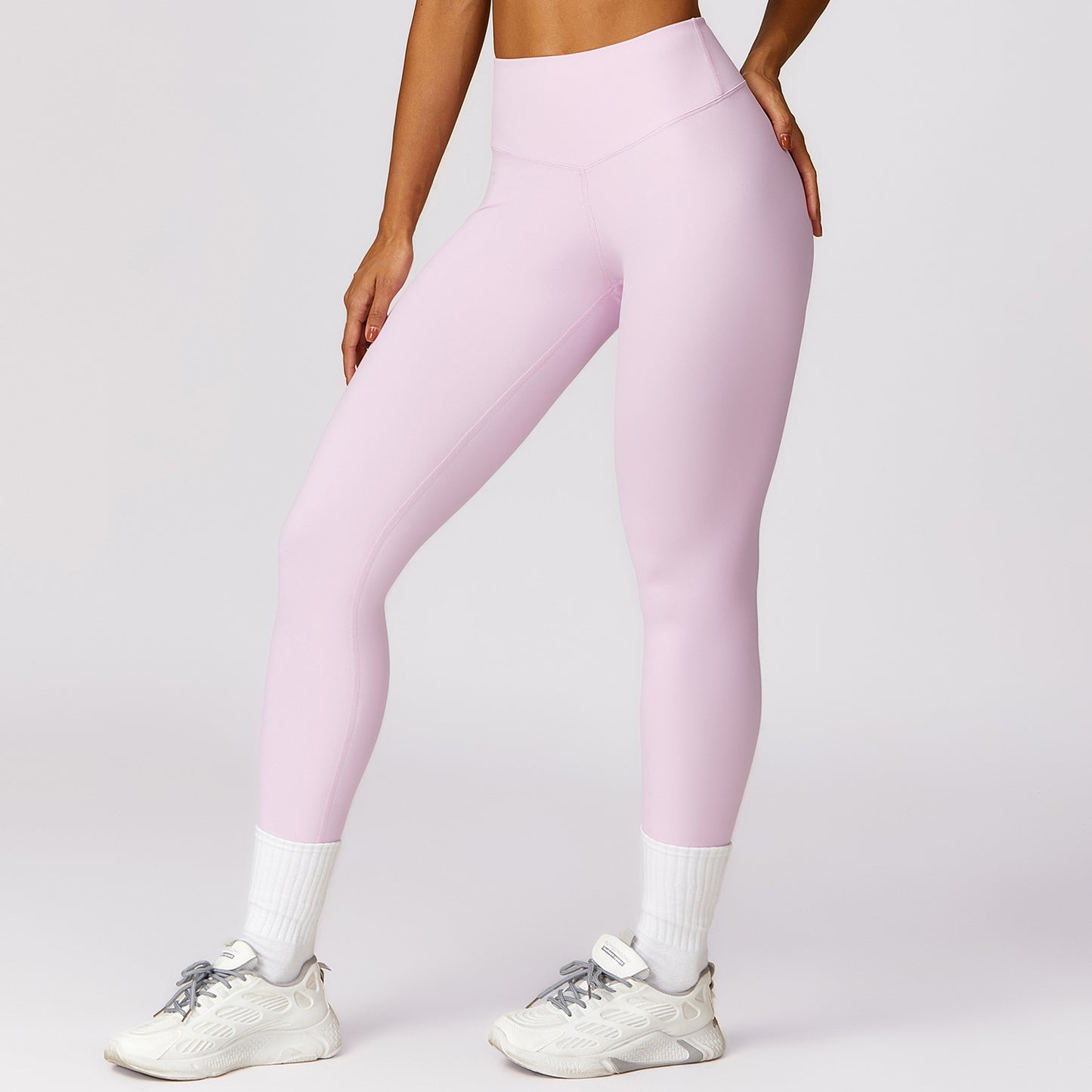 High Waisted Butt Lifting Quick Dry Yoga Pants for Women Slim Fit Leggings for Gym Running and Everyday Wear