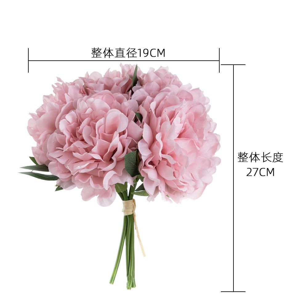 Stunning Erin Peony Artificial Wedding Bouquet - Elegant Home Décor Piece for Weddings and Special Occasions - MW11221