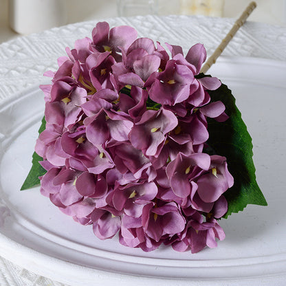 Lifelike Hydrangea Silk Flowers - Soft to the Touch, Moisture-Resistant, Perfect for Wedding Decor and Home Accents - Elegant Faux Floral Arrangement for Living Room Centerpieces