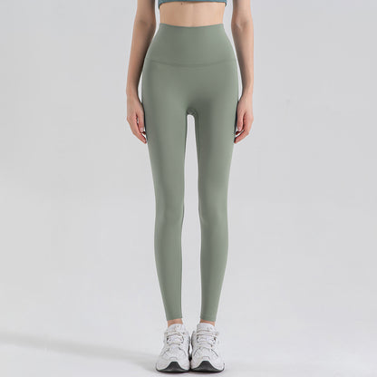 High Waisted Butt Lifting Yoga Pants for Women Summer No See Through Quick Dry Tight Fit Running and Workout Leggings for Comfort and Style