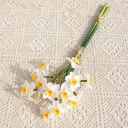 Realistic Faux Daffodil Flowers - Soft Touch Latex Daffodil Home Decor, Perfect for Weddings and Events