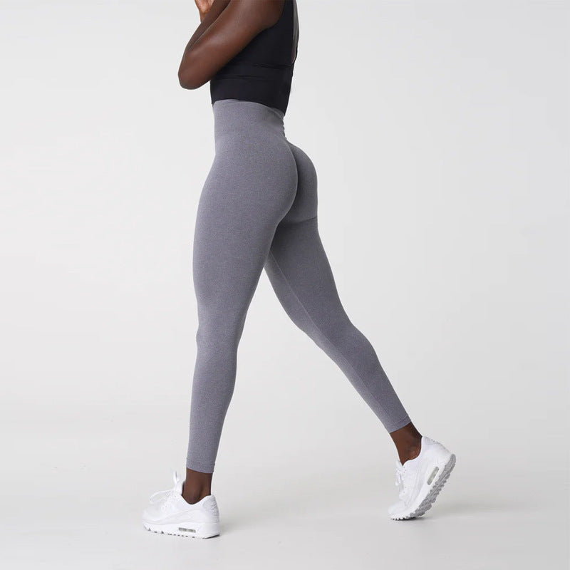 High Waisted Elastic Yoga Pants for Women Peach Butt Lifting Leggings for Fitness and Running Comfortable and Stretchy Workout Tights