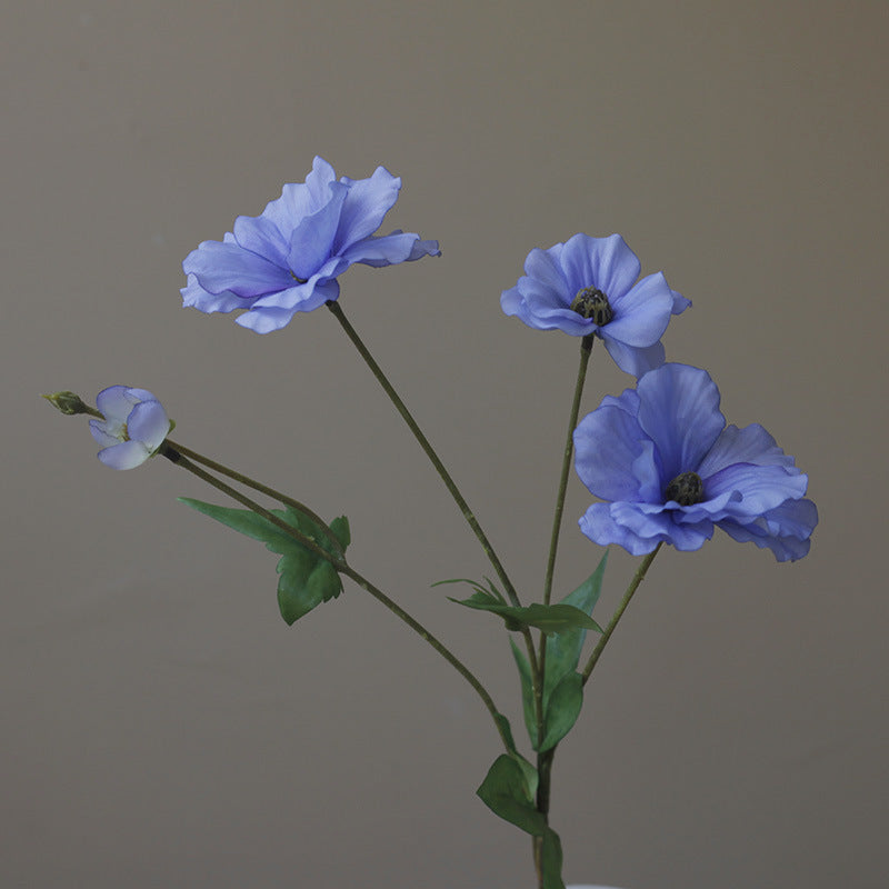 Fresh and Minimalist Nordic-Inspired Artificial Flowers - Silk Peonies & Poppies for Photography & Home Decor