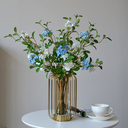 Chic Home Decor with Blue Mist Decorative Faux Flowers - Stunning Silk Hydrangea for Celebrations, Photography, and Special Occasions