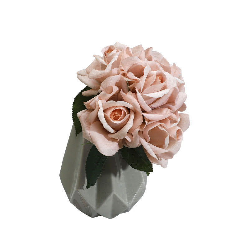 Luxurious Touch  Moisturizing Artificial Rose Flowers - Perfect Home Décor for Windows, Photography Props, and Stylish Arrangements