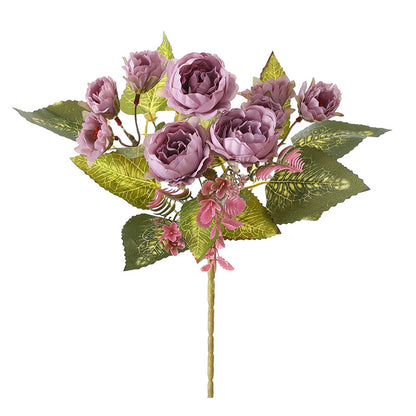 Stunning Faux Peony Floral Arrangement for Home & Wedding Decor - Elegant Artificial Flowers for Garden and Event Styling