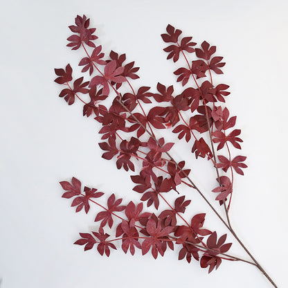 Realistic Artificial Beauty Leaf Wedding Decoration with Hanging Branches and Foliage - Ideal for Photography Props and Floral Arrangements