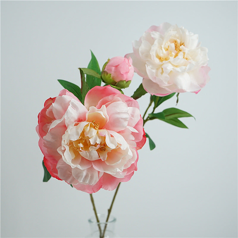 High-Quality Faux Flower Single Stem Phoenix Peony Home Decor - Elegant Fake Floral Arrangement for Living Room and Dining Table Centerpiece, Perfect for Lasting Beauty and Seasonal Decoration