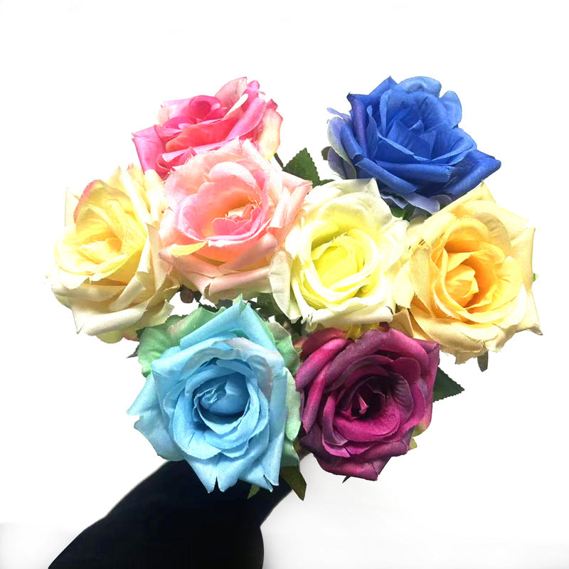 Elegant Nordic-Inspired Single Stem Rose and Peony Artificial Flowers for Home Decor - Perfect for Weddings, Events, and Everyday Use