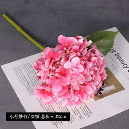 Elegant Faux Hydrangea Bouquet with High-Quality Petals – Perfect for Home Décor, Weddings, and Event Decorations