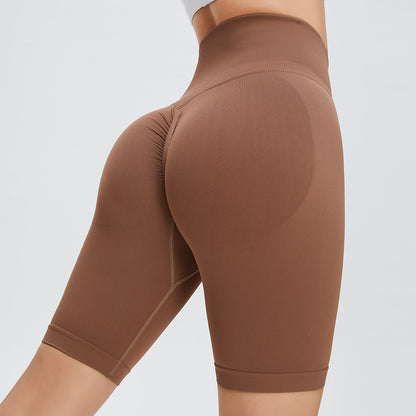 High Waisted Seamless Peach Lift Yoga Shorts for Women Comfort Sculpting Fit and for Gym or Everyday Wear