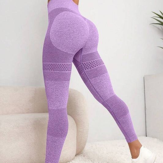 8 Color High Waisted Seamless Peach Butt Yoga Leggings for Women Comfortable and for Training Workouts and Everyday Wear