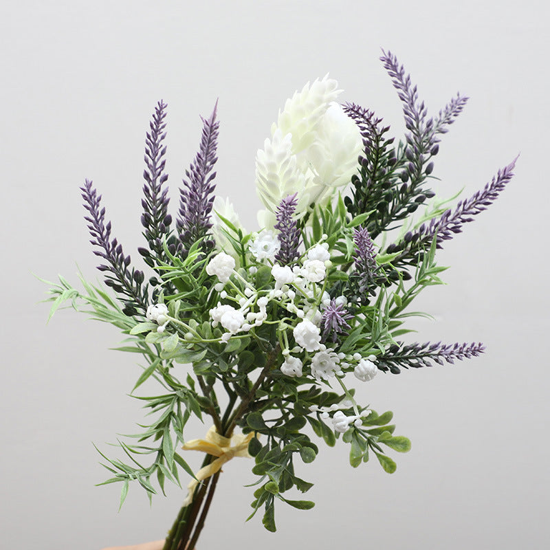 Vibrant Faux Lavender Flowers with Starry Sky Design for Stunning Home Decor - Realistic Artificial Greenery for Any Space