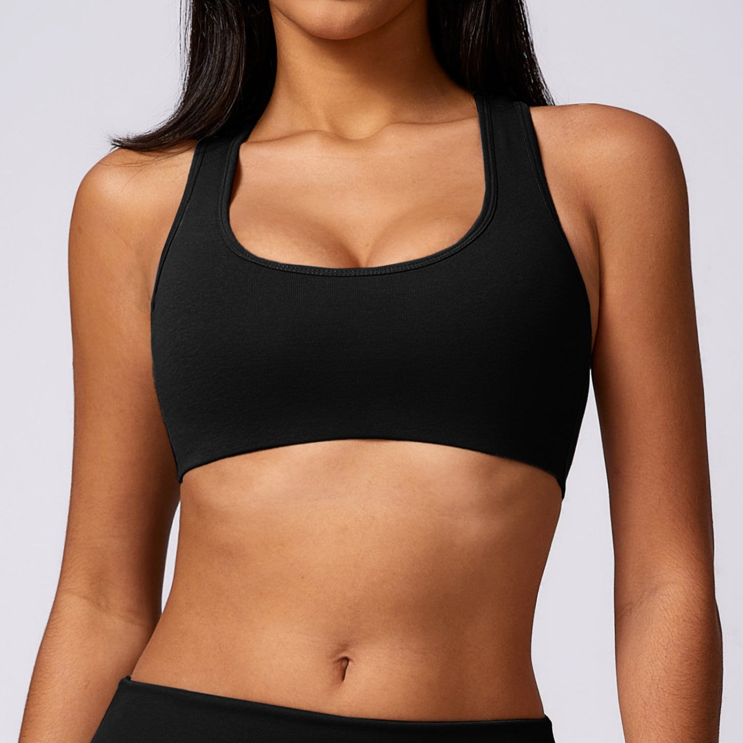 Women's Sports Bra for Yoga and Running Ultra Comfortable High Impact Supportive Quick Dry Fitness Top with Model 8713