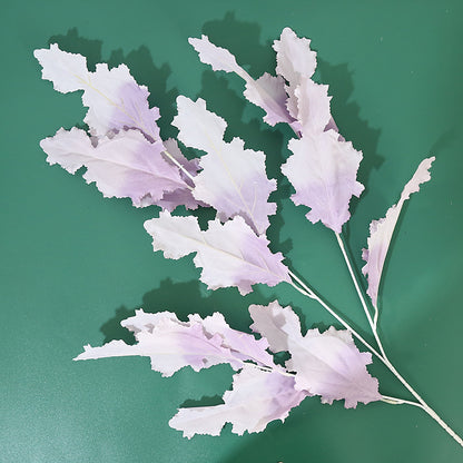 Stunning Faux Plant 3-Prong Buddha Leaf Wedding Decoration for Aisle and Archway – Perfect for Floral Arrangements and Ceiling Hangings