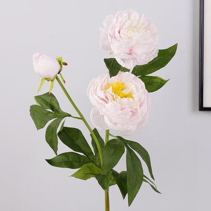 Elegant Faux Peony and Lotus Decorative Flowers for Living Room - Stylish Home Décor with Silk Peony Arrangements