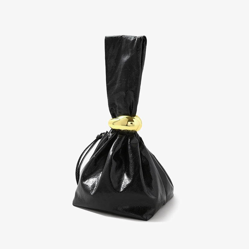 Luxurious Autumn Crystal Oil Wax Leather Handbag Exclusive Chic Gift for Work and Everyday Use