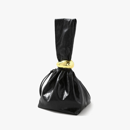 Crystal Oil Wax Cowhide Handbag Exclusive Gift Bag for Distinctive Style and Elegance