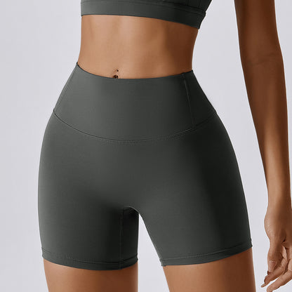 High Waist Cloud Sensation Yoga Shorts for Women Butt Lifting Activewear for Running and Gym Workouts Style 8047