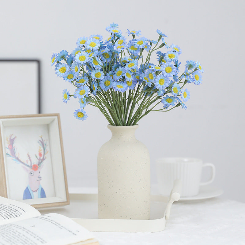 Realistic  Korean Fresh Style Daisy Bouquet - DIY Handcrafted Decor with Chamomile Realistic Flowers for Home and Garden Decoration