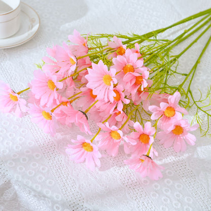 Charming Faux Daisy Chamomile Flowers - Perfect for Fresh Room Décor, Wedding Celebrations, and Stunning Photography Backdrops