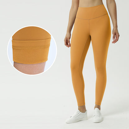 Double Sided Brushed Yoga Pants for Women Ultra Soft High Waisted Figure Flattering 7 8 Length Leggings