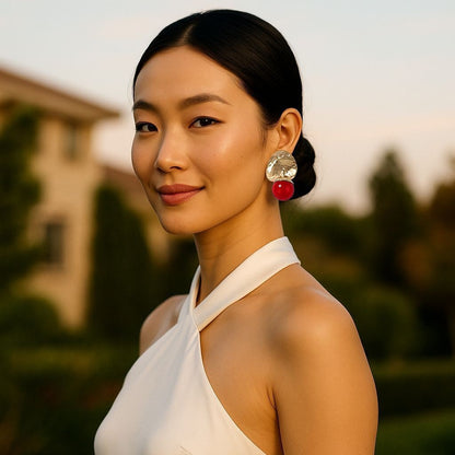 Chic Vintage-Inspired Alloy Shell Drop Earrings - Unique Lightweight Design for Effortless Elegance