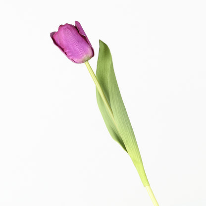 Realistic Touch Faux Tulip Flowers -  PU Moisture-Resistant Floral Arrangement for Photography, Weddings, and Home Décor