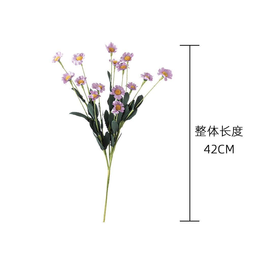 Beautiful PE15 Mini Daisy Foam Artificial Flowers for Wedding & Home Decor - Perfect for Events, Bouquets, and Seasonal Arrangements - Style Your Space with Realistic Floral Elegance (MW09905)