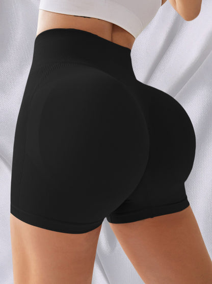 High Waisted Seamless Butt Lifting Yoga Pants Breathable Quick Dry Activewear Shorts for and Flexibility